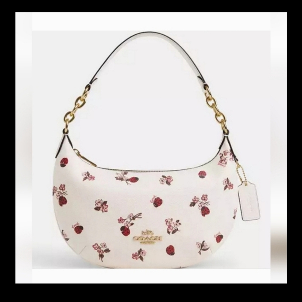 (HOST PICK!) NWT! GORGEOUS COACH LDYBG FLRL PAYTON BAG IN ORIGINAL PACKA…